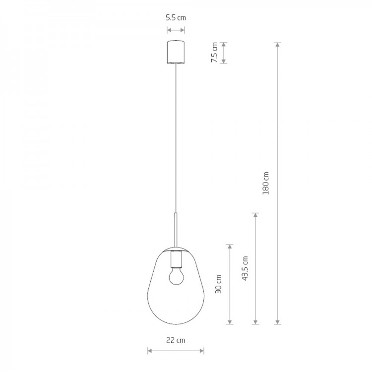 Подвесной светильник Nowodvorski Pear S 8673