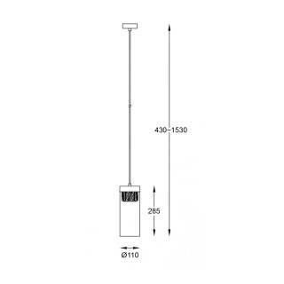 Подвесной светильник Zumaline GEM P0389-01D-L7AC-foto2