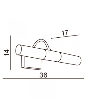 Подсветка для зеркал Azzardo Liliane AZ1297-foto2