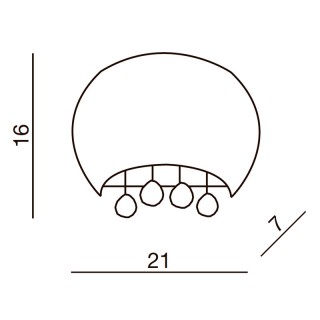Настенный светильник Azzardo Quince wall AZ0912-foto2