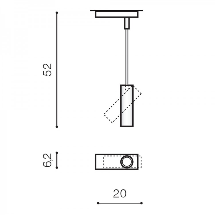 Потолочный светильник Azzardo Lens AZ3515