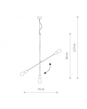 Подвесная люстра Nowodvorski Sticks 6268-foto2