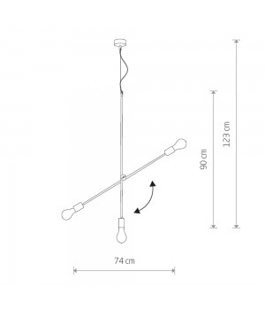 Подвесная люстра Nowodvorski Sticks 6268-foto2