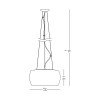 Подвесной светильник Zumaline CRYSTAL P0076-05L-F4FZ
