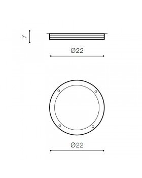 Накладной светильник Azzardo Fano R AZ2187-foto2