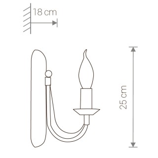 Бра Nowodvorski Ares 202-foto2