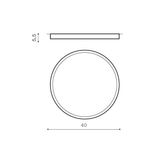 Накладной светильник Azzardo Monza R 40 AZ2267-foto2