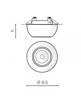 Встраиваемый светильник Azzardo Nemo AZ3399-foto2