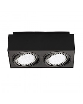 Потолочный светильник Zumaline BOXY CL 2 20075-BK