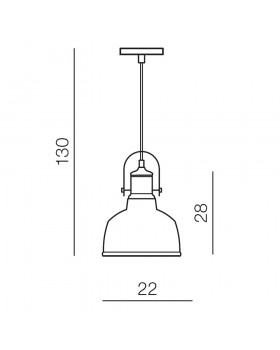 Подвесной светильник Azzardo Darling 1 AZ2409-foto2