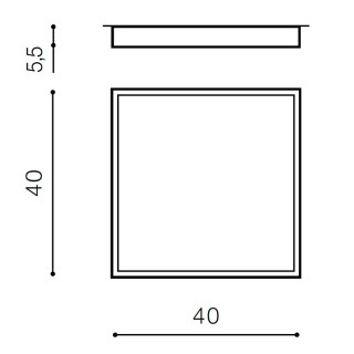 Накладной светильник Azzardo Monza II S 40 AZ3693-foto3