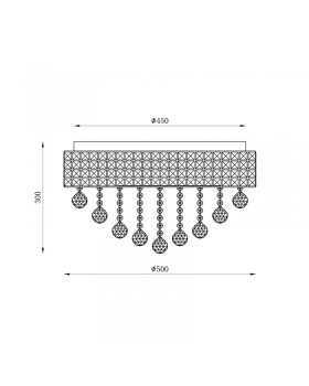 Потолочная люстра Zumaline CAPRI 19027-L-foto3