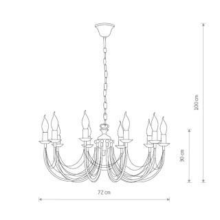 Подвесная люстра Nowodvorski Ares 206-foto2