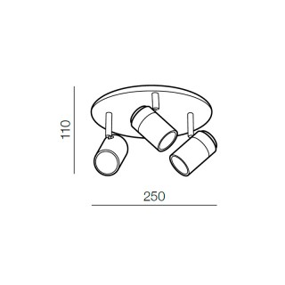 Спот Azzardo Noemie 3 round AZ2556-foto3