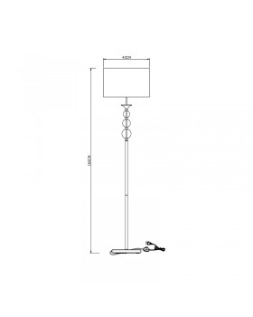 Торшер Zumaline REA RLL93163-1B-foto2