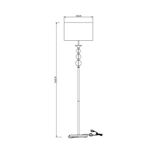 Торшер Zumaline REA RLL93163-1B-foto2