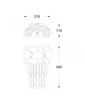 Бра Zumaline Quasar W0506-02A-B5AC-foto2