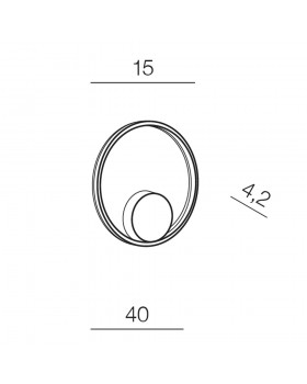Настенный светильник Azzardo Halo 40 Wall AZ4705-foto3
