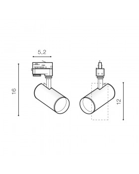 Трековый светильник Azzardo Kirke Track 3 AZ4659-foto5