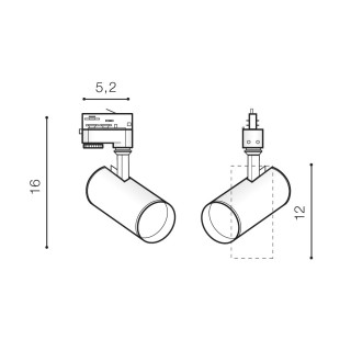 Трековый светильник Azzardo Kirke Track 3 AZ4658-foto5