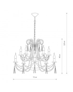 Подвесная люстра Nowodvorski Twist 2767-foto2