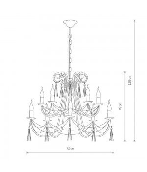 Подвесная люстра Nowodvorski Twist 4985-foto2