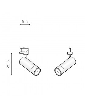 Трековый светильник Azzardo Galileo Track 3 AZ4066-foto2