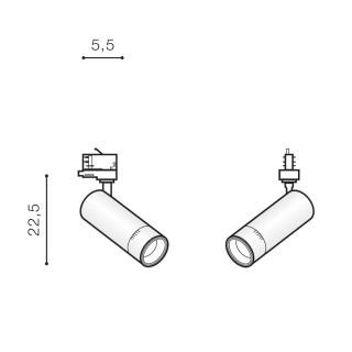 Трековый светильник Azzardo Galileo Track 3 AZ4066-foto2