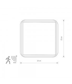 Настенно-потолочныйк с датчиком движения Nowodvorski Tahoe Sensor 10041-foto2