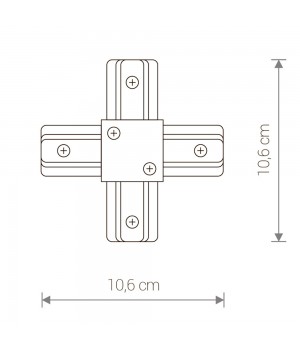 Коннектор X-образный Nowodvorski Profile 9190-foto2