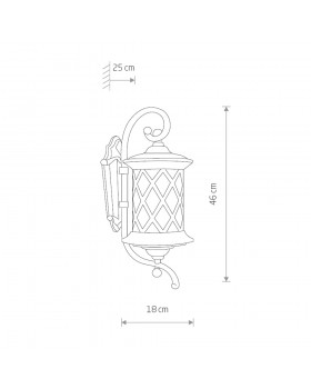 Уличный настенный светильник Nowodvorski Lanter 6911-foto7