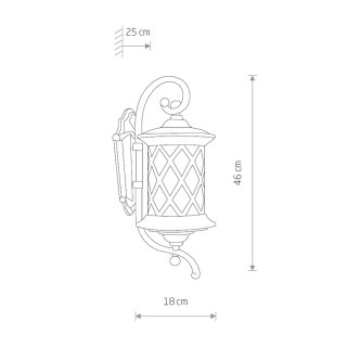 Уличный настенный светильник Nowodvorski Lanter 6911-foto7