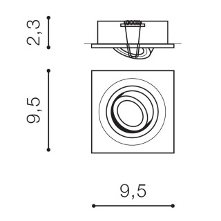 Встраиваемый светильник Azzardo Caro R AZ2430-foto4