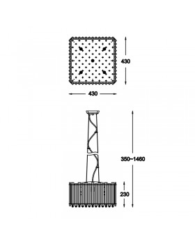 Подвесная люстра Zumaline Ventus P0465-05D-F4AC-foto2