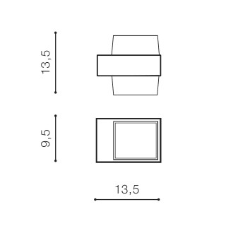 Настенный светильник Azzardo Lars Square AZ4506-foto2