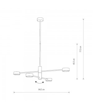 Подвесная люстра Nowodvorski Orbit 7941-foto2