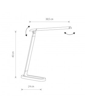 Настольная лампа Nowodvorski Chic Led 8357-foto2