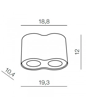 Накладной светильник Azzardo Neos 2 AZ0709-foto2