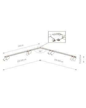 Спот Nowodvorski Mono Corner 2x150 7755-foto2