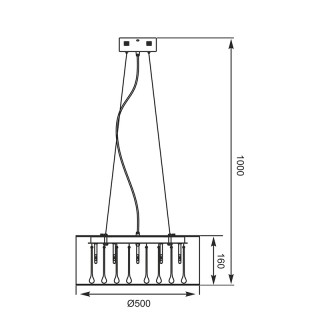 Подвесная люстра  Zumaline ARTEMIDA RLD92193-6-foto3
