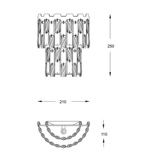 Бра Zumaline Anzio W0480-02B-B5AC-foto2