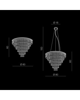 Подвесная люстра Azzardo Salerno XL AZ2927-foto3