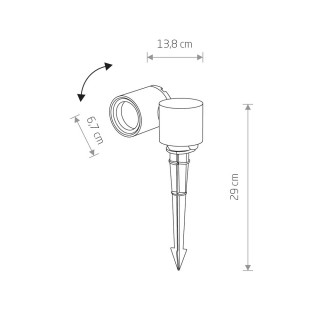 Ландшафтный светильник Nowodvorski Tubings M 8161-foto2