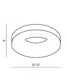 Накладной светильник Azzardo Ring LED AZ2945-foto2