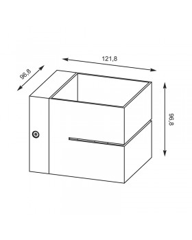 Настенный светильник Zumaline TRANSFER WL 2 91067-foto2