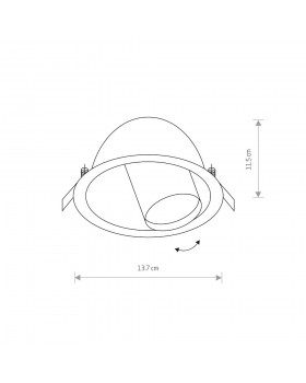 Встраиваемый светильник Nowodvorski Dot 9378-foto2