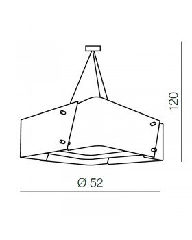Подвесная люстра Azzardo Square 52 AZ0588-foto4