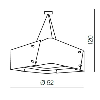 Подвесная люстра Azzardo Square 52 AZ0588-foto4