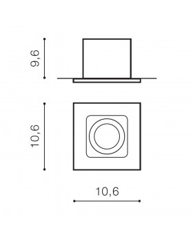 Встраиваемый светильник Azzardo Cesar AZ1152-foto3