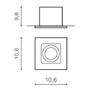 Встраиваемый светильник Azzardo Cesar AZ1152-foto3